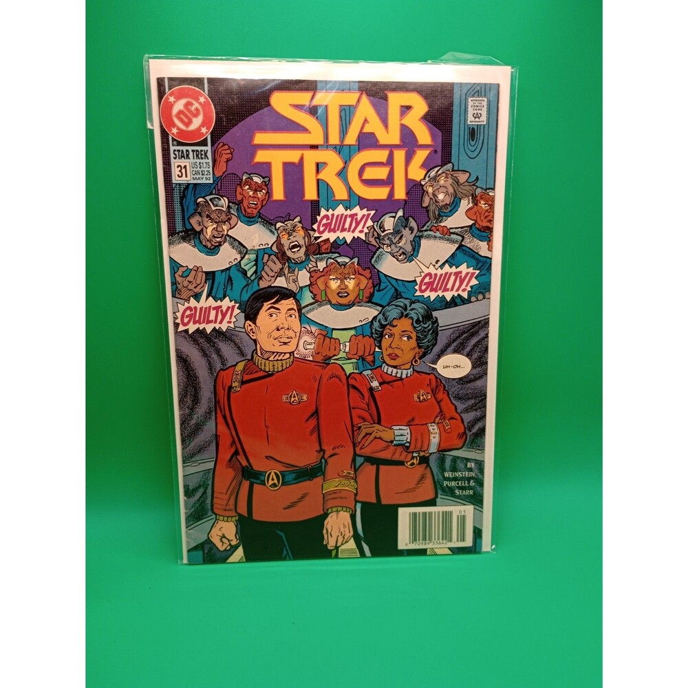 Star Trek Guilty! dc Comic Book By Weinstein Purcell And Starr